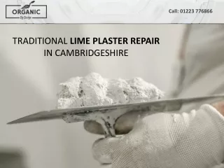 TRADITIONAL LIME PLASTER REPAIR IN CAMBRIDGESHIRE