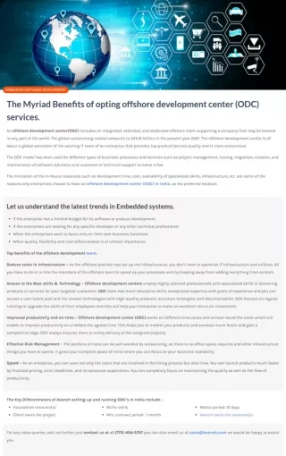 The Myriad Benefits of opting offshore development center services