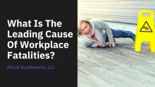 What Is The Leading Cause Of Workplace Fatalities?