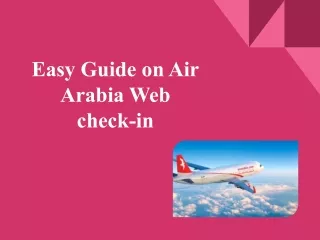 easy guide on air arabia web check in