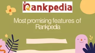 Most promising features of Rankpedia-converted