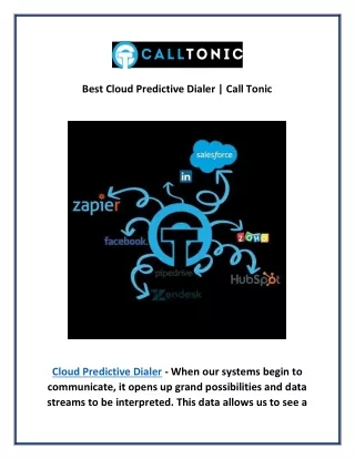 Cloud Predictive Dialer