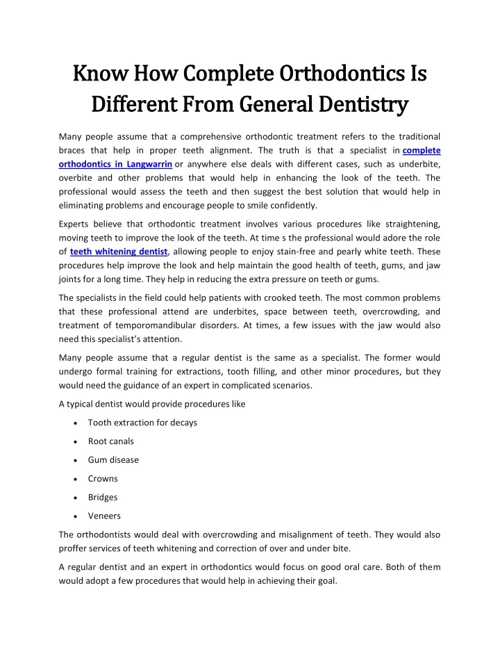 know how know how complete orthodontics complete