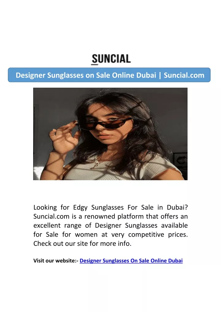designer sunglasses on sale online dubai suncial