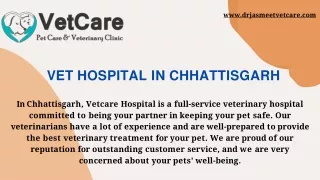 vet hospital in chhattisgarh
