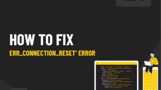 How to Fix The Error This site can’t be reached