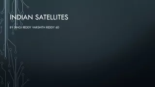 Satellites of India E - Book version