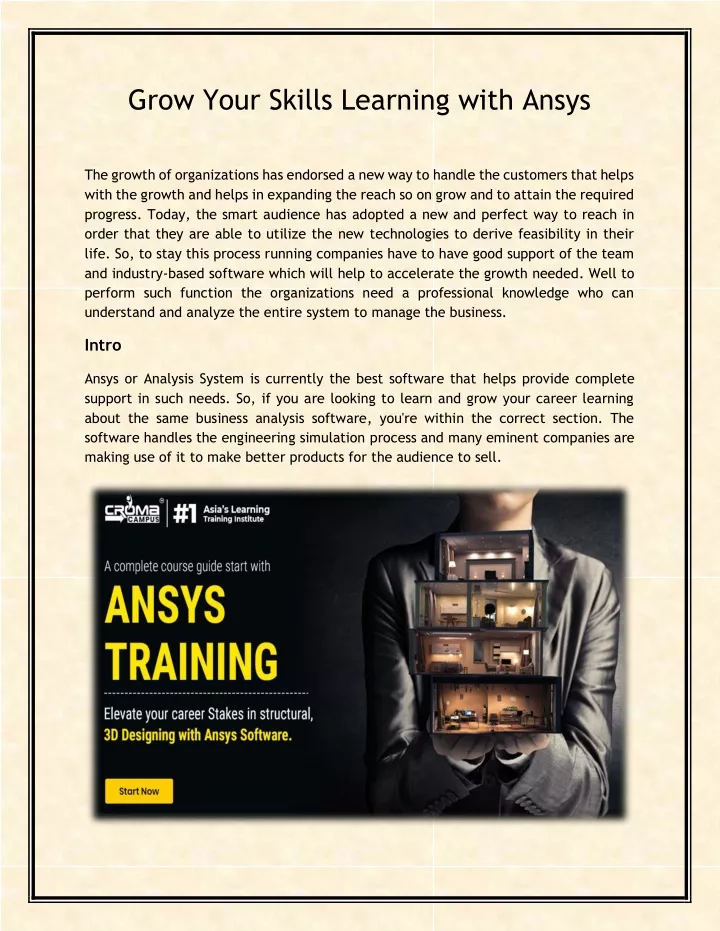 grow your skills learning with ansys