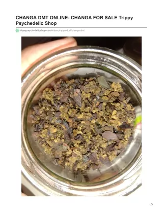 changa dmt online changa for sale trippy