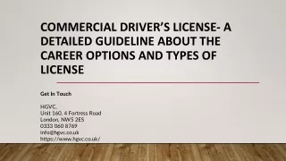 Commercial Driver’s License- a Detailed Guideline about License Types