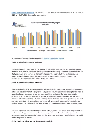 global functional safety market size
