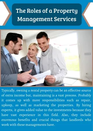 Detailing the Rules of Property Managers