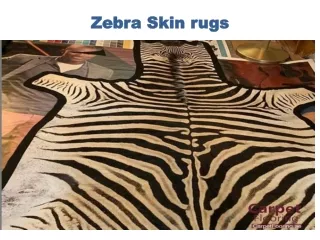 zebra skin rugs