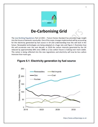 De-Carbonising Grid