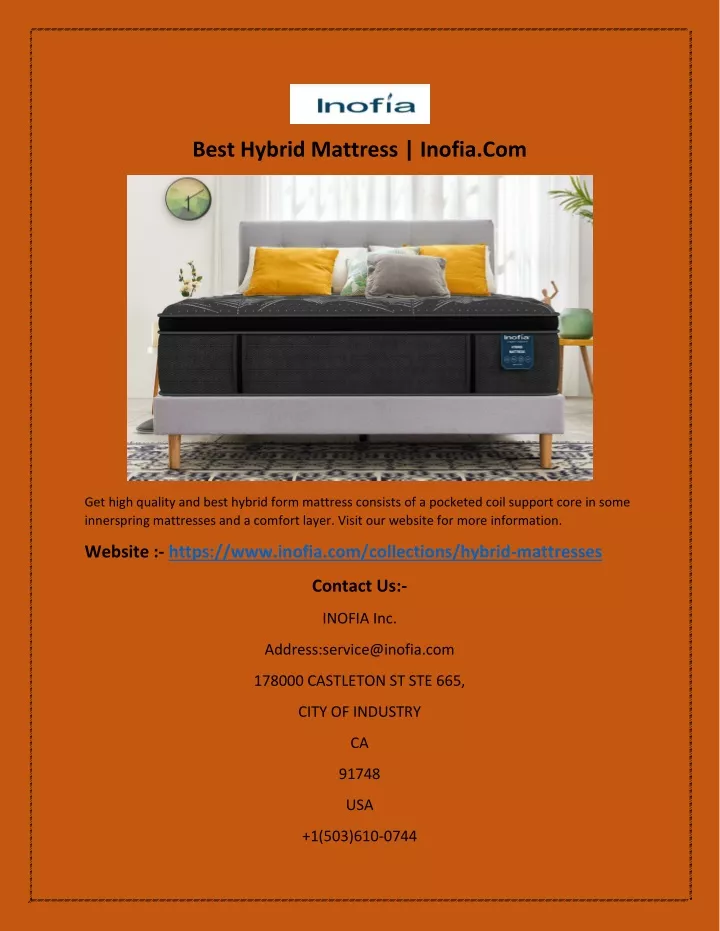 best hybrid mattress inofia com