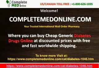 Buy Diabetes Drugs Online