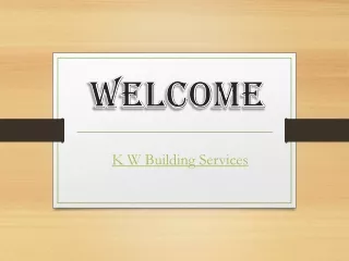welcome