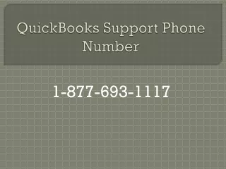 Quickbooks Support Phone Number 1-877-693-1117