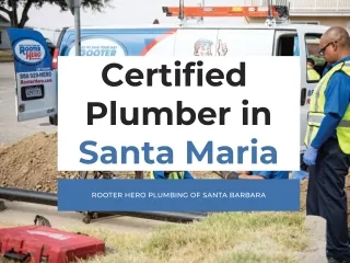 Certified Plumber in Santa Maria