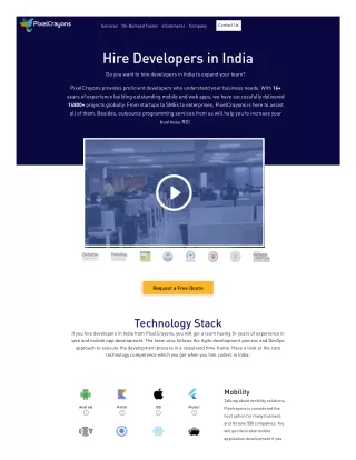 Hire Developers in India | Indian Developers For Hire