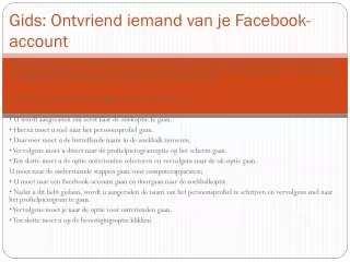 Facebook helpdesk voordelen van online serviceprovider