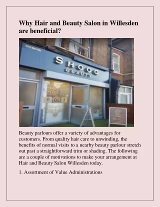 why hair and beauty salon in willesden