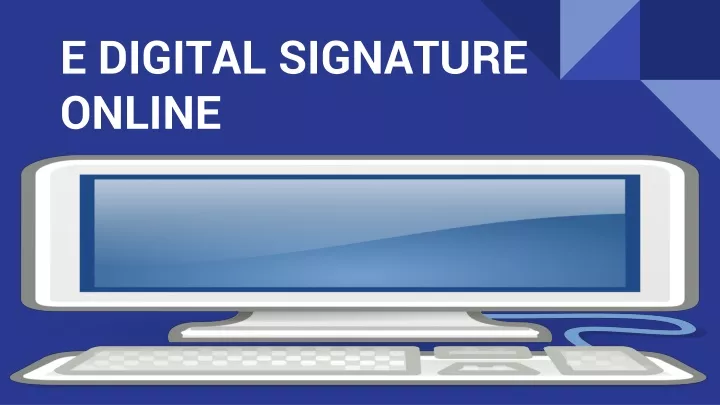 e digital signature online