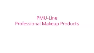 PMU-Line - Professional Makeup Products