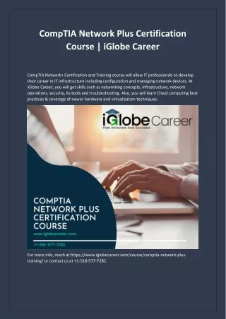 CompTIA Network Plus Certification Course