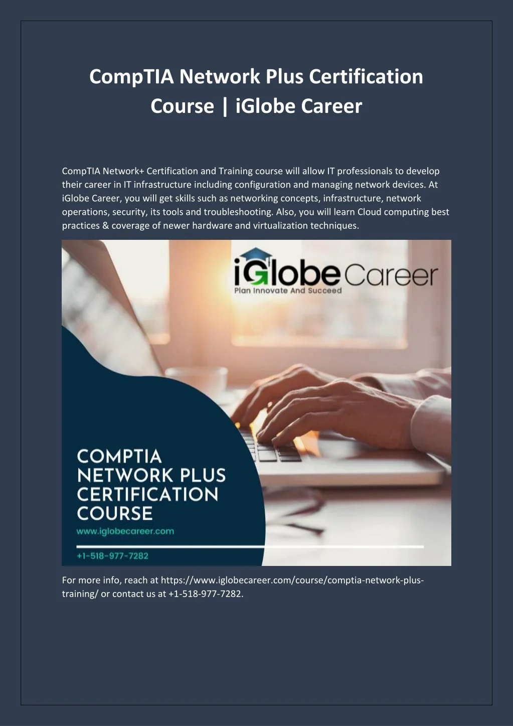 PPT - CompTIA Network Plus Certification Course PowerPoint Presentation ...