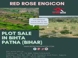 Premium Plots in Bihta by Red Rose Engicon