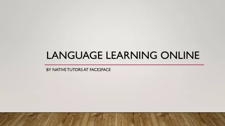 language learning online