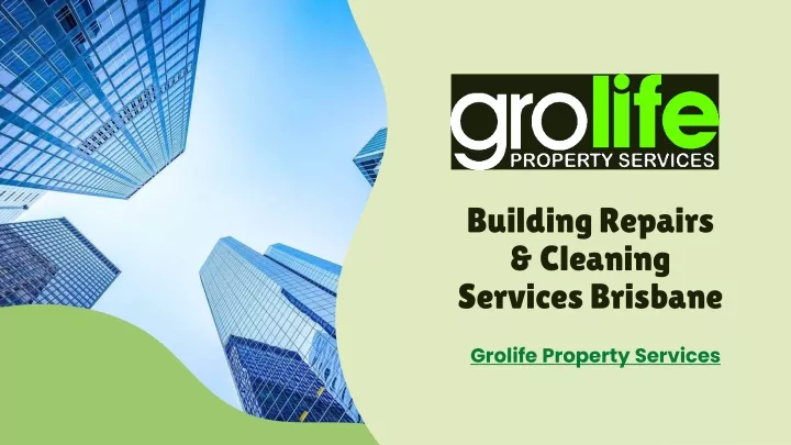 building repairs cleaning services brisbane