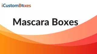 mascara boxes