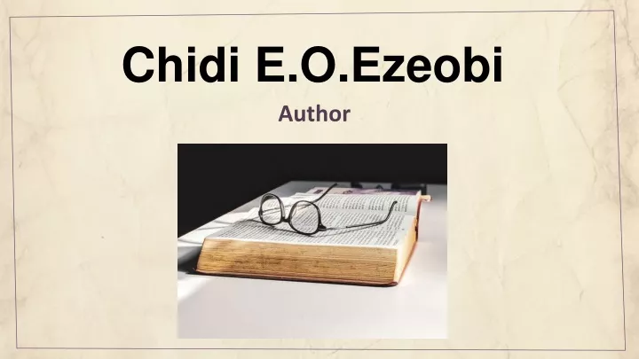 chidi e o ezeobi