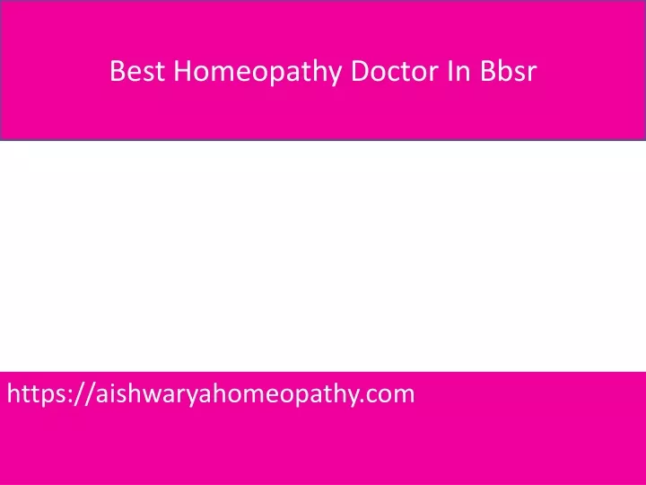 best homeopathy doctor in bbsr