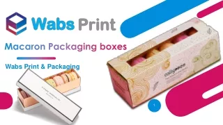 macaron packaging boxes