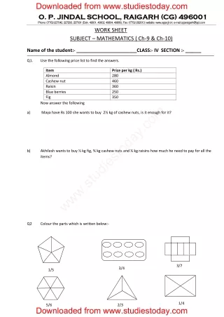 downloaded from www studiestoday com