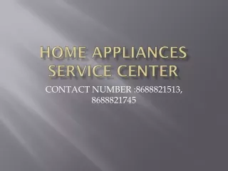 home appliances service center