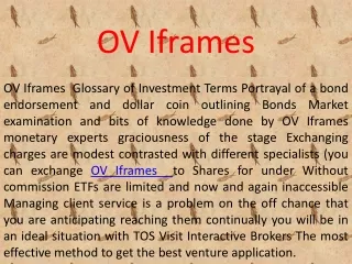 ov iframes