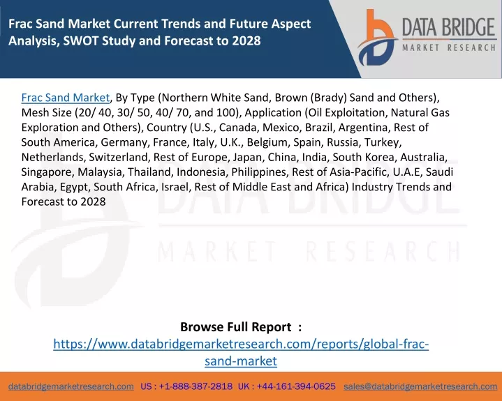 frac sand market current trends and future aspect