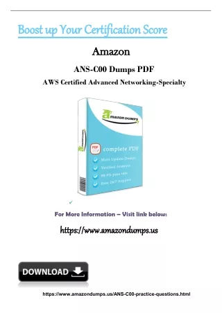 ANS-C00 Dumps PDF - Amazondumps.us