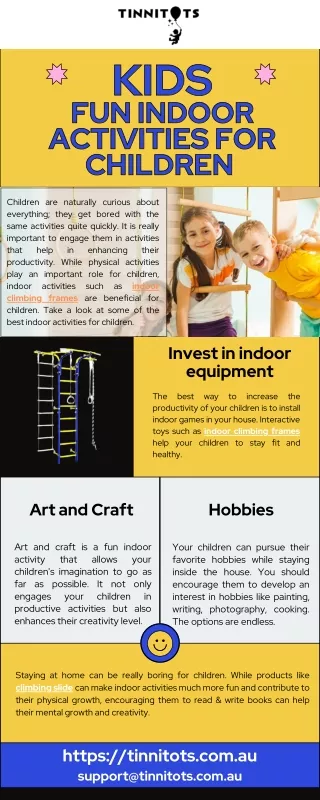Fun Indoor Activities For Children | Tinnitots