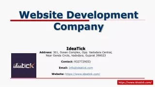 Website Design and Development Vadodara