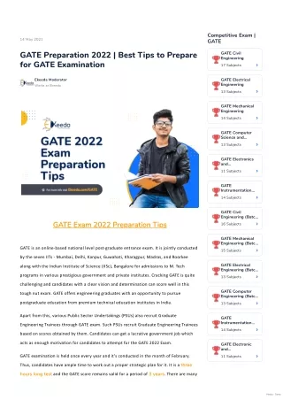 competitive exam gate