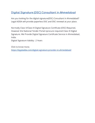digital signature dsc consultant in ahmedabad