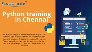 python training in chennai