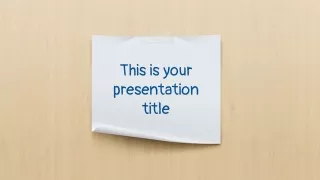 this is your presentation title