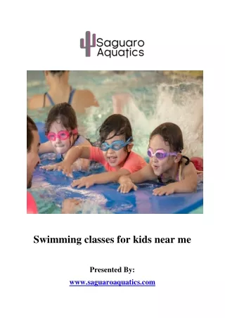 swimming classes for kids near me-saguaroaquatics.com