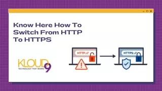 know here how to switch from http to https
